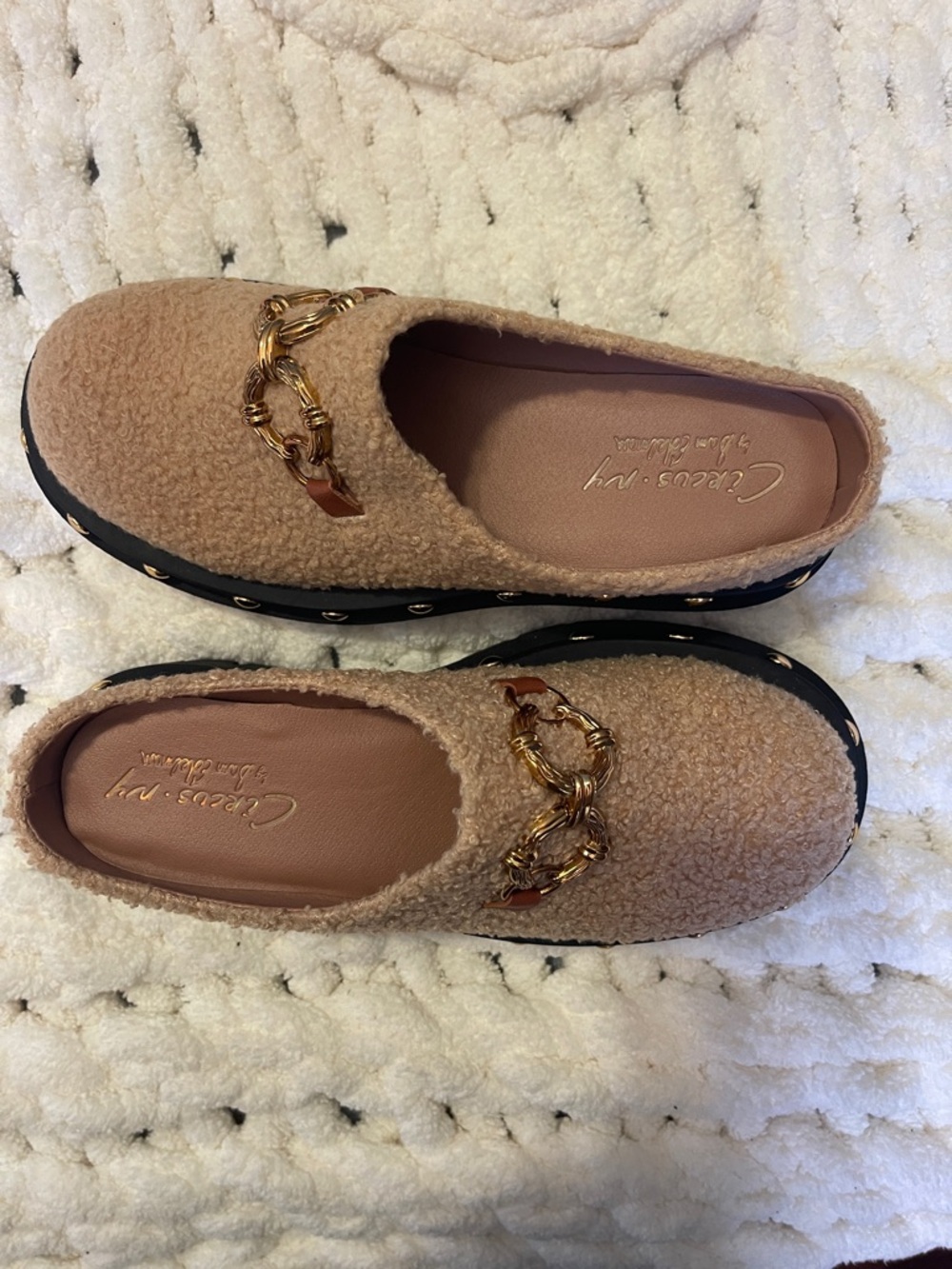 Circus by Sam Edelman size 7.5 New never worn. Teddy Shearling Mule - Beige - Picture 3 of 6